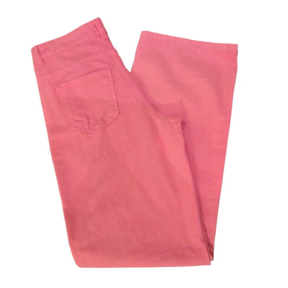 Noisy May Pink Wide Leg Jeans Amanda Style Size 26 x 32 - Picture 2 of 13